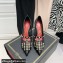Valentino Heel 10cm Rockstud Alcove Pumps in Mesh and Leather Black 2021