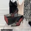 Valentino Heel 10cm Rockstud Alcove Pumps in Mesh and Leather Black 2021