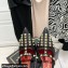 Valentino Heel 10cm Rockstud Alcove Pumps in Mesh and Leather Black 2021