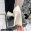 Valentino Heel 9cm Rockstud Alcove Pumps in Kidskin and Patent Leather White/Black 2021