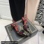 Valentino Heel 6cm Rockstud Alcove Slingback Pumps in Mesh and Leather Black 2021