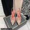 Valentino Heel 6cm Rockstud Alcove Slingback Pumps in Mesh and Leather Nude 2021