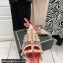 Valentino Heel 6cm Rockstud Alcove Slingback Pumps in Mesh and Leather Nude 2021
