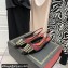 Valentino Rockstud Alcove Slingback Flats in Mesh and Leather Patent Black 2021