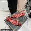 Valentino Rockstud Alcove Slingback Flats in Mesh and Leather Patent Red 2021