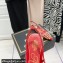 Valentino Rockstud Alcove Slingback Flats in Mesh and Leather Patent Red 2021