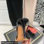 Valentino Heel 6cm Rockstud Alcove Mules in Mesh and Leather Patent Black 2021