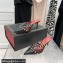 Valentino Heel 6cm Rockstud Alcove Mules in Mesh and Leather Black 2021
