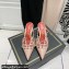 Valentino Heel 6cm Rockstud Alcove Mules in Mesh and Leather Nude 2021