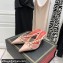 Valentino Heel 6cm Rockstud Alcove Mules in Mesh and Leather Nude 2021