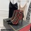 Valentino Heel 10cm Rockstud Alcove Boots in Leather Patent Black 2021