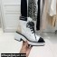 Chanel Heel 5.5cm Lace-Ups Ankle Boots G38514 Calfskin/Patent White 2021