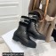 Dior Calfskin and Lambskin Wool D-Major Ankle Boots Black 2021