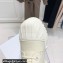 Dior Calfskin and Lambskin Wool D-Major Ankle Boots White 2021
