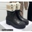 Dior Calfskin and Lambskin Wool D-Major Ankle Boots Black/White 2021