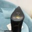 Balmain Heel 9.5cm Stretch Knit Skye Ankle Boots Black With Balmain Monogram 2021