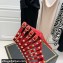 Valentino Heel 10cm Rockstud Alcove Boots in Leather Patent Red 2021