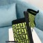 Balmain Heel 9.5cm Stretch Knit Skye Ankle Boots Green With Balmain Monogram 2021