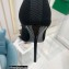Balmain Heel 9.5cm Stretch Knit Skye Ankle Boots Black/White 2021