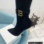 Balmain Heel 9.5cm Raven Thigh-high Boots Suede Black 2021