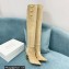 Balmain Heel 9.5cm Nelly Thigh-high Boots Suede Beige 2021