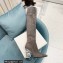Balmain Heel 9.5cm Nelly Thigh-high Boots Suede Gray 2021