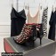 Valentino Heel 6cm Rockstud Alcove Boots in Leather Patent Black 2021