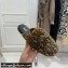 Dior Mink Fur Oblique INDIOR Mules Brown 2021