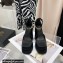 Versace Heel 14.5cm Platform 5cm Medusa Aevitas Satin Pumps Black 2021