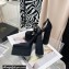 Versace Heel 14.5cm Platform 5cm Medusa Aevitas Satin Pumps Black 2021