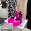 Versace Heel 14.5cm Platform 5cm Medusa Aevitas Satin Pumps Fuchsia 2021