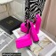 Versace Heel 14.5cm Platform 5cm Medusa Aevitas Satin Pumps Fuchsia 2021