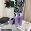 Versace Heel 14.5cm Platform 5cm Medusa Aevitas Satin Pumps Lilac 2021