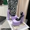 Versace Heel 14.5cm Platform 5cm Medusa Aevitas Satin Pumps Lilac 2021