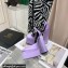 Versace Heel 14.5cm Platform 5cm Medusa Aevitas Satin Pumps Lilac 2021