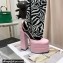 Versace Heel 14.5cm Platform 5cm Medusa Aevitas Satin Pumps Pink 2021