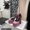 Versace Heel 14.5cm Platform 5cm Medusa Aevitas Satin Pumps Dusty Pink 2021