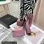 Versace Heel 14.5cm Platform 5cm Medusa Aevitas Satin Pumps Dusty Pink 2021
