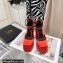Versace Heel 14.5cm Platform 5cm Medusa Aevitas Satin Pumps Red 2021