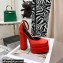 Versace Heel 14.5cm Platform 5cm Medusa Aevitas Satin Pumps Red 2021