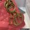 Lady Dior Micro Bag in Patent Cannage Calfskin Pink 2021