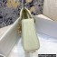 Lady Dior Micro Bag in Patent Cannage Calfskin White 2021