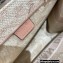 Dior Small Book Tote Bag in Toile de Jouy Embroidery Pale Pink 2021