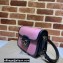 Gucci Horsebit 1955 small bag 602204 corduroy Pink 2021