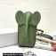 Loewe Elephant Pocket Bag in Classic Calfskin Green