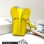 Loewe Elephant Pocket Bag in Classic Calfskin Yellow
