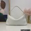 Celine Medium Romy Bag White in Supple Calfskin