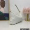 Celine Medium Romy Bag White in Supple Calfskin