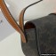 Celine CLUTCH ON STRAP Bag Tan in Triomphe canvas and calfskin