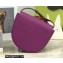Loewe Heel Duo Bag in Soft Natural Calfskin Purple/Brown